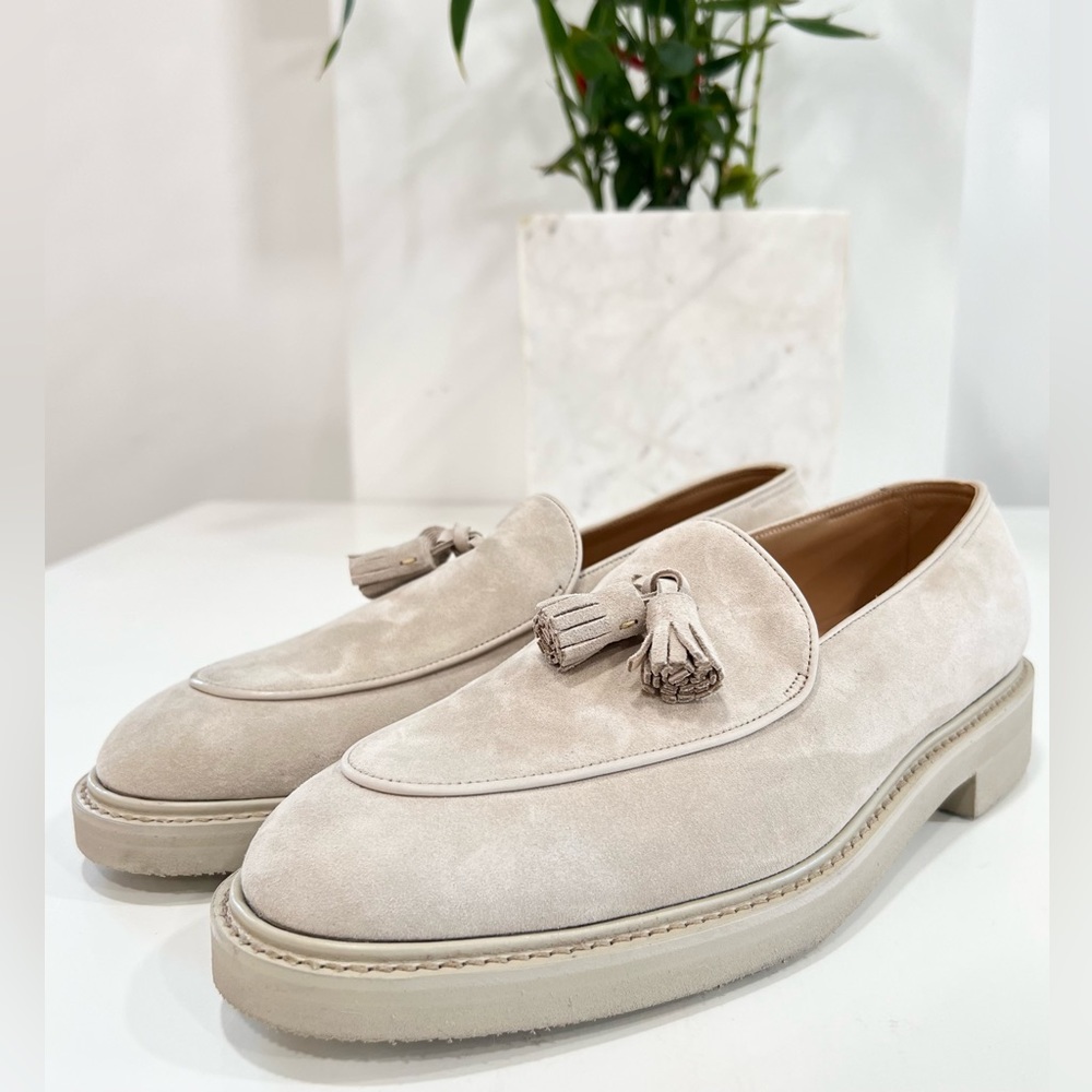John lobb Edmond Tassel Loafers size 7.5.   retail $1700